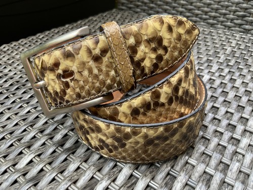 Gürtel echt python italien - gürtel,