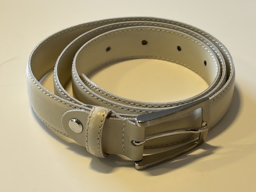 Beiger ledergürtel genuine - ledergürtel,