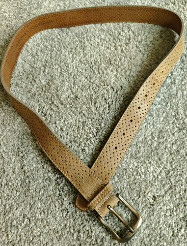 Ledergürtel beige dezent - ledergürtel,
