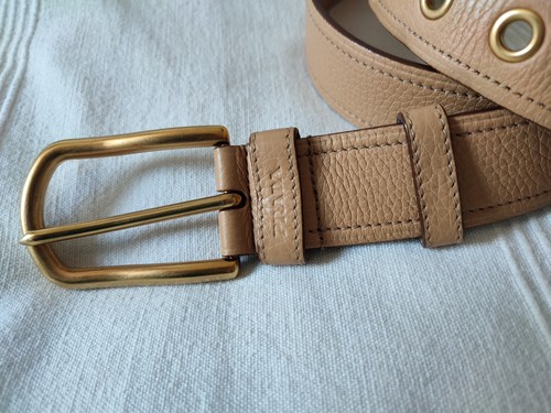 Prada ledergürtel goldene - ledergürtel,,