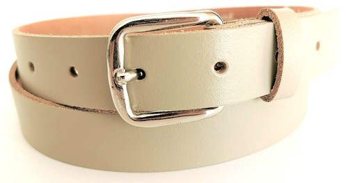 Ledergürtel glatt schmal 5 - ledergürtel,